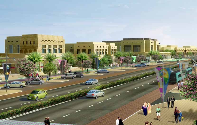 Al Khor commercial street visualization