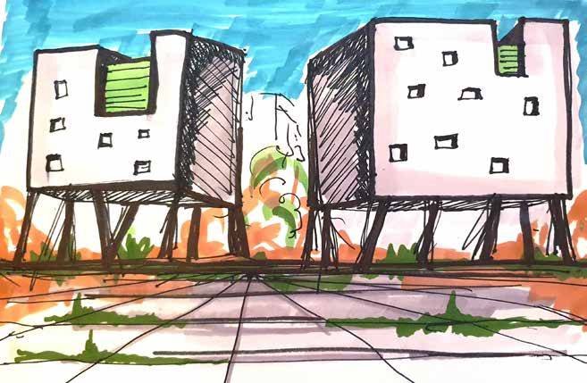 Architectural sketch