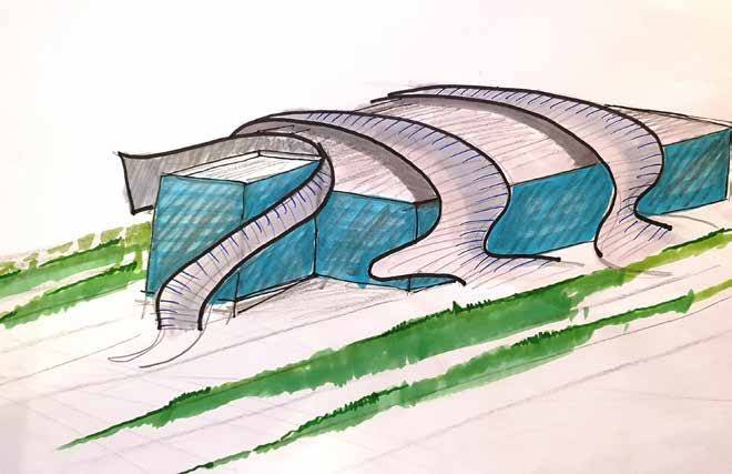 Architectural sketch
