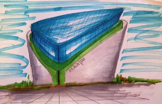 Architectural sketch
